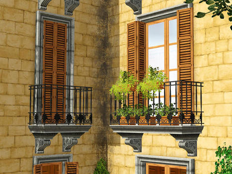 Murano's Rejal Balconies : Free | Les Sims | Scoop.it