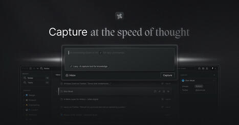 Lazy • A capture tool for knowledge | information analyst | Scoop.it