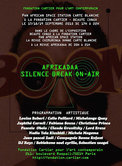 AFRIKADAA présente "Silence Break On-Air" à la Fondation Cartier | Art Contemporain & Culture | Scoop.it