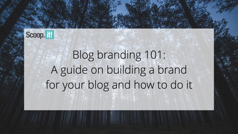 Blog Branding 101: A Guide on Building a Brand for Your Blog and How to Do It | 21st Century Learning and Teaching | Scoop.it