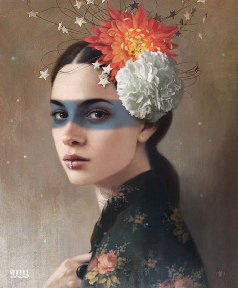 Belleza femenina y misticismo en las pinturas de Tom Bagshaw | Reflejos | Scoop.it