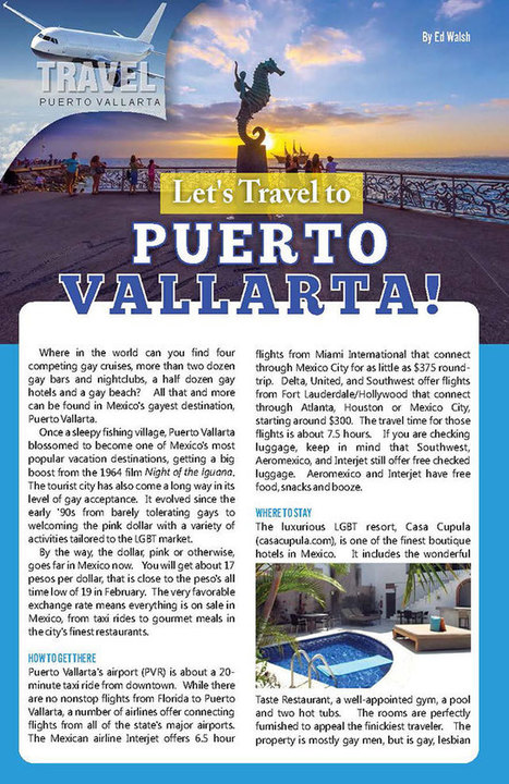 Let's Travel to Puerto Vallarta! | LGBTQ+ Destinations | Scoop.it