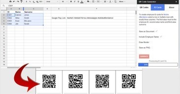 Generate QR Codes from Google Sheets via Educational Technology and Mobile Learning | Pédagogie & Technologie | Scoop.it