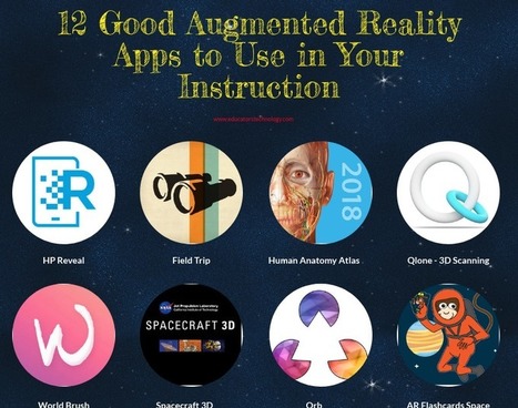 12 Good Augmented Reality Apps to Use in Your Instruction - Educators Technology | iPads, MakerEd and More  in Education | Scoop.it