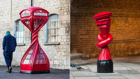 L'artiste Alex Chinneck égaye la rue avec ses sculptures tordues (15 photos) | Lighting in art | Scoop.it