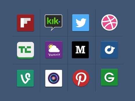 54 Free Social Media Icon Sets For Your Website | Font Lust & Graphic Desires | Scoop.it