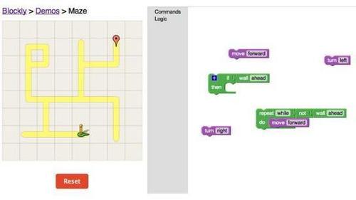 Google Blockly, un lenguaje visual para aprender a programar | bits on