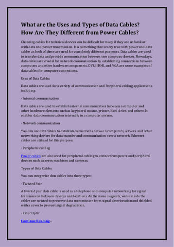what-are-the-uses-and-types-of-data-cables-how
