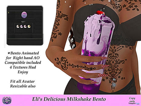 Eli’s Delicious Milkshake Bento March 2024 Group Gift by Eliana Design | Teleport Hub - Second Life Freebies | Second Life Freebies | Scoop.it