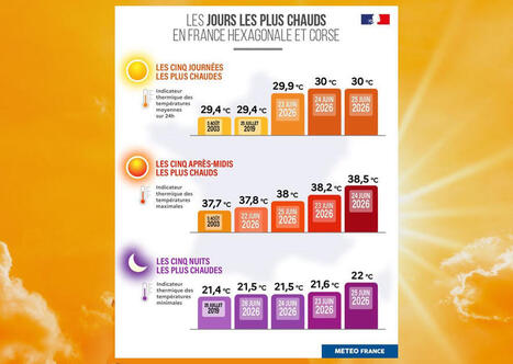 Juin 2026 a &eacute;t&eacute; le plus chaud mois de juin jamais enregistr&eacute; en France | veille th&eacute;matique | Scoop.it