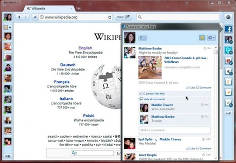 RockMelt : Le premier navigateur social !!! | Jerome DEISS | Scoop.it