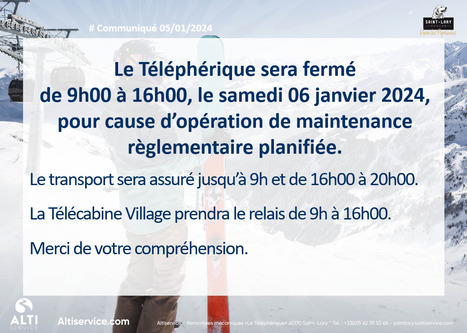 Saint-Lary : le téléphérique du pic Lumière sera indisponible de 9h à 16h le 6 janvier | Vallées d'Aure & Louron - Pyrénées | Scoop.it
