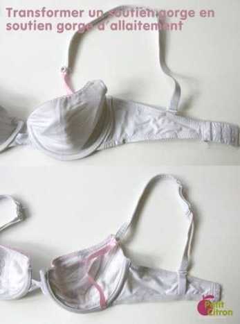 Diy : Transformer un soutien-gorge basique en soutien-gorge d'allaitement | Parent Autrement à Tahiti | Scoop.it