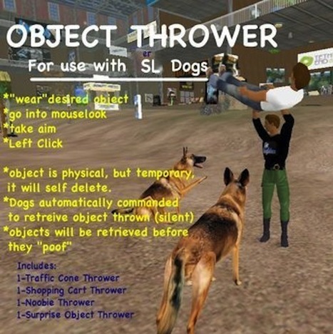 Toy Thrower Usable With Dogs by Dogland Park | Teleport Hub | Second Life Freebies | Scoop.it