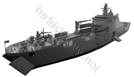 Mise en chantier d'un nouveau bâtiment de débarquement pour la  Marine turque : TCG Bayraktar | DEFENSE NEWS | Scoop.it