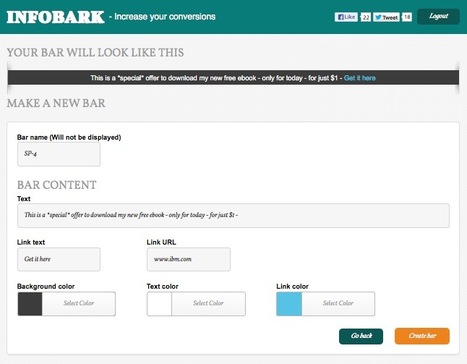 Create Clickable Information Bars with Offers and Calls-to-Action In Seconds | Latest Social Media News | Scoop.it