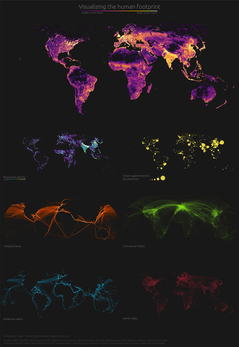 These beautiful maps show our impact on the planet | Amazing Science | Scoop.it