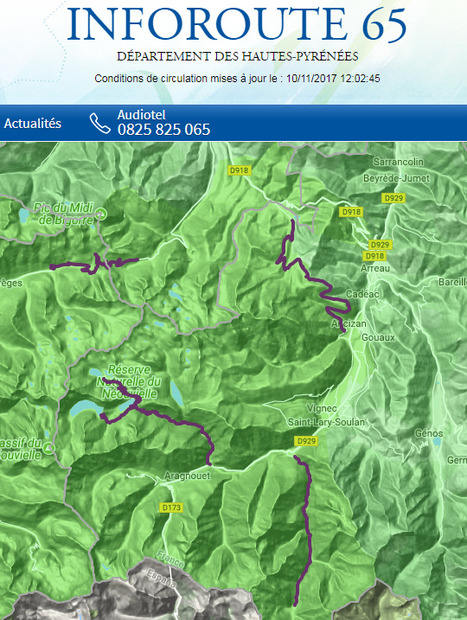 Fermeture hivernale des routes en vallée d'Aure | Vallées d'Aure & Louron - Pyrénées | Scoop.it