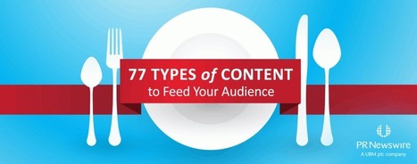 77 Types of Content to Feed Your Audience | PR Newswire | How to find and tell your story | Scoop.it