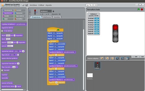 S4A para arduino: programación de un semáforo de leds | TECNOLOGÍA_aal66 | Scoop.it