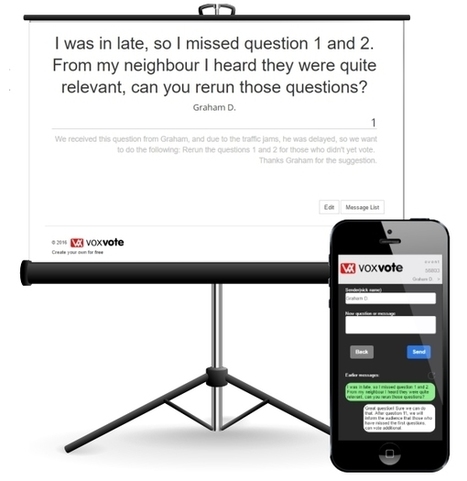 Voxvote - Free and Easy to use Mobile Voting | Digital Presentations in Education | Scoop.it