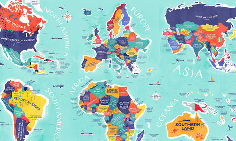 Mapped: The Literal Translation of Every Country's Name | IELTS, ESP, EAP and CALL | Scoop.it