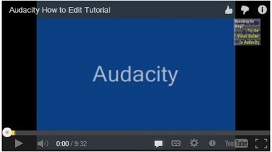 5 Great Video Tutorials on How to Create Podcasts Using Audacity | Education Matters - (tech and non-tech) | Scoop.it