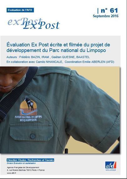 Expost n°61 | Évaluation Ex Post écrite et filmée du projet de développement du Parc national du Limpopo - AFD Lib | Biodiversité | Scoop.it