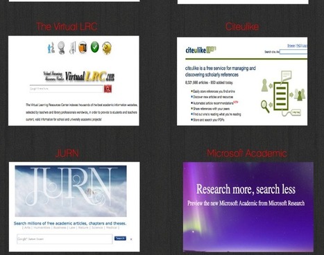 Academic Search Engines for Research Students | Notebook or My Personal Learning Network | Scoop.it