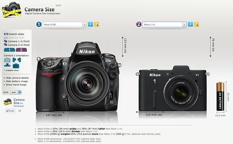 Camera Size: See How Digital Cameras Look Next to One Another | Everything Photographic | Scoop.it