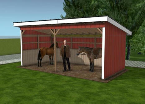 DIY 12&times;24 Run in Shed Plans &ndash; PDF Download | Garden Plans | Scoop.it