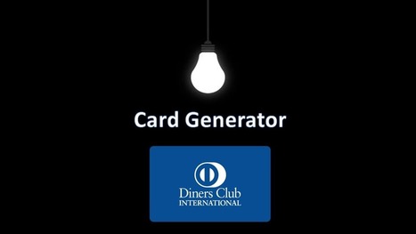 Diners Club Card Generator Scoop It