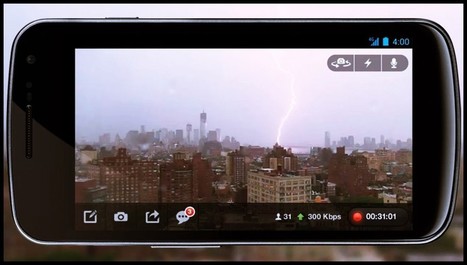 6 herramientas para realizar transmisiones en vivo desde tu dispositivo móvil | TIC & Educación | Scoop.it