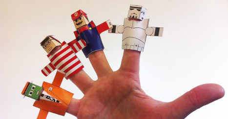 ‘Marionettes Pour Doigt’ | FingerWear | Paper is beautiful | Scoop.it