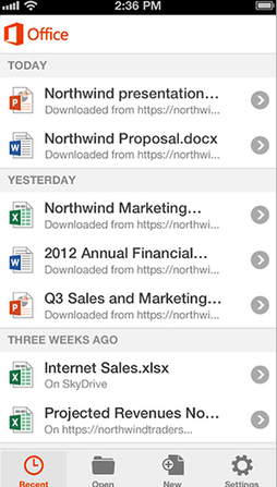 Microsoft Mobile Office 365 App für iPhone im Test | BYOD – Bring Your Own Device | Scoop.it