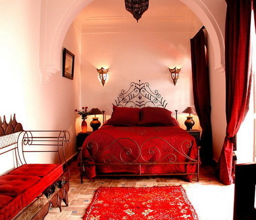Moroccan Themed Bedroom Bring Exotic Desert In