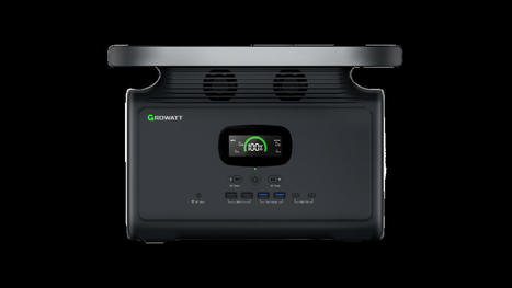 Growatt lance une station solaire électrique portable rechargeable  | rev3 - la 3ème révolution industrielle en Hauts-de-France | Scoop.it