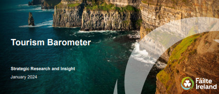 Fáilte Ireland Research: Tourism Barometer - January-2024 | Tourism Performance | Scoop.it