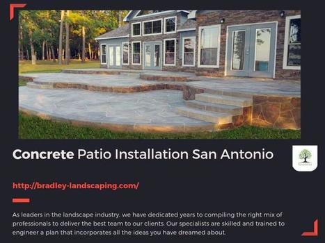 Concrete Patio Installation San Antonio Bradl