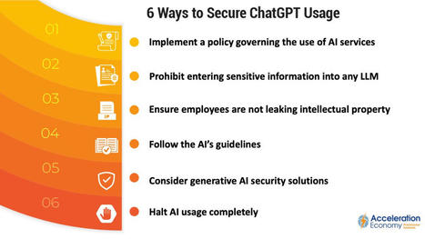 6 Ways to Maintain Cybersecurity as ChatGPT and Generative AI Proliferate | Artificial Intelligence and Cybersecurity | Scoop.it