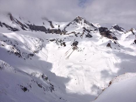 Muraille de Barroude depuis le pic de l'Aiguillette le 10 mars - Maxime Teixeira | Vallées d'Aure & Louron - Pyrénées | Scoop.it