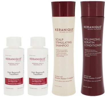 Keranique 4 Piece Hair Regrowth Treatment Syst