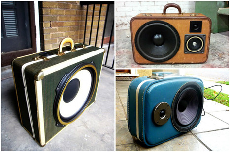 Boom Cases From Upcycled Suitcases | 1001 Recycling Ideas ! | Scoop.it