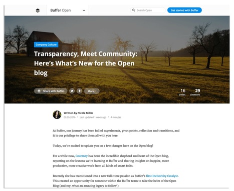 Inside Buffer's New Blog Design (And a Behind-The-Scenes Look at Our Content Strategy) - The Buffer Blog | Public Relations & Social Marketing Insight | Scoop.it