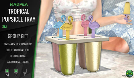 Tropical Popsicle Tray August 2021 Group Gift by MadPea Productions | Teleport Hub - Second Life Freebies | Second Life Freebies | Scoop.it