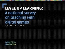 Level Up Learning: A National Survey on Teaching with Digital Games | Information and digital literacy in education via the digital path | Scoop.it
