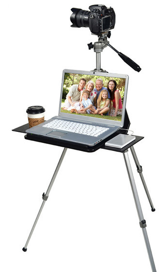 Hang Your Laptop Onto Your Tripod and Preview Clips on Your Large Monitor: Tripad | Online Video Publishing | Scoop.it