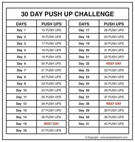 men's push up workout