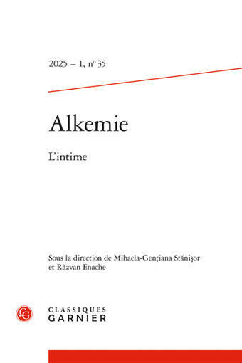 Alkemie 2025 – 1, n° 35 : L'intime | Les Livres de Philosophie | Scoop.it