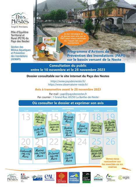 Consultez le nouveau Programme d'Actions et de Prévention des Inondations du Pays des Nestes | Vallées d'Aure & Louron - Pyrénées | Scoop.it
